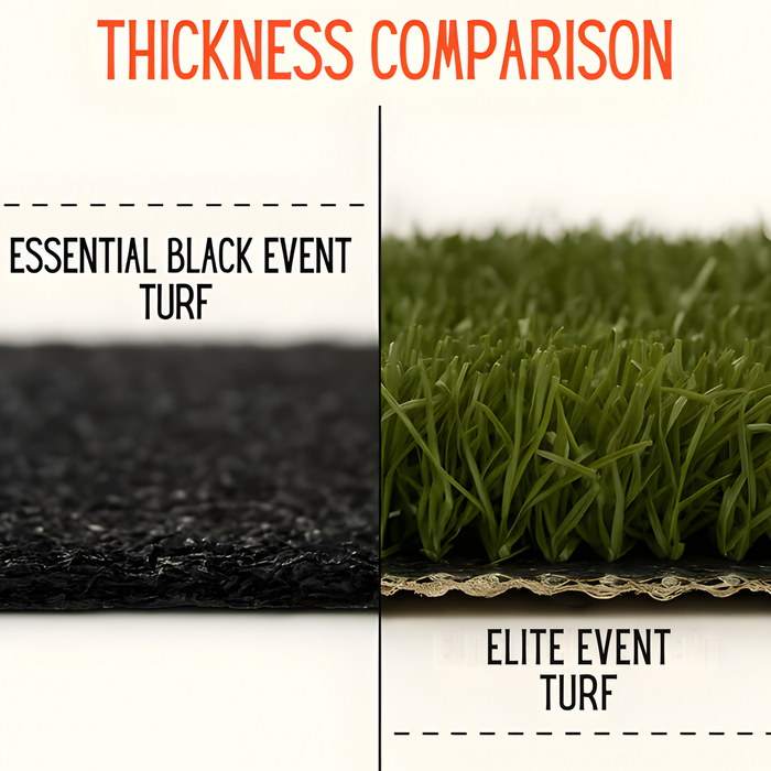 Essential Black Event Turf Roll
