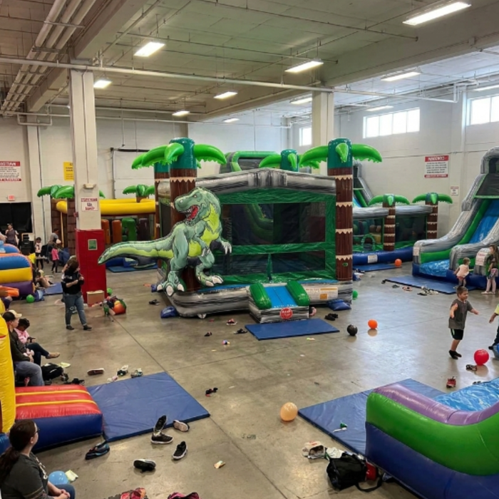 Thunder Rex 14x14 Bounce House - Commercial Grade