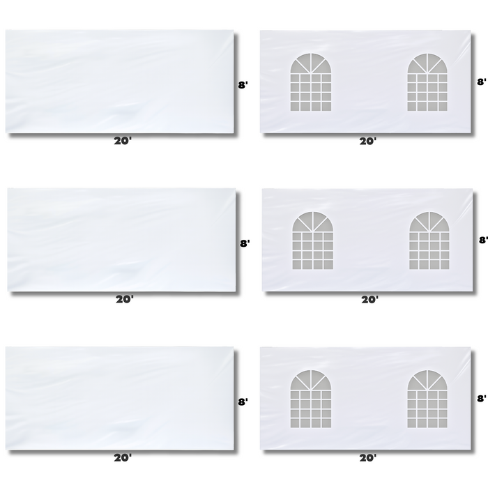 20x40 Universal Blockout Sidewall Kit (8')