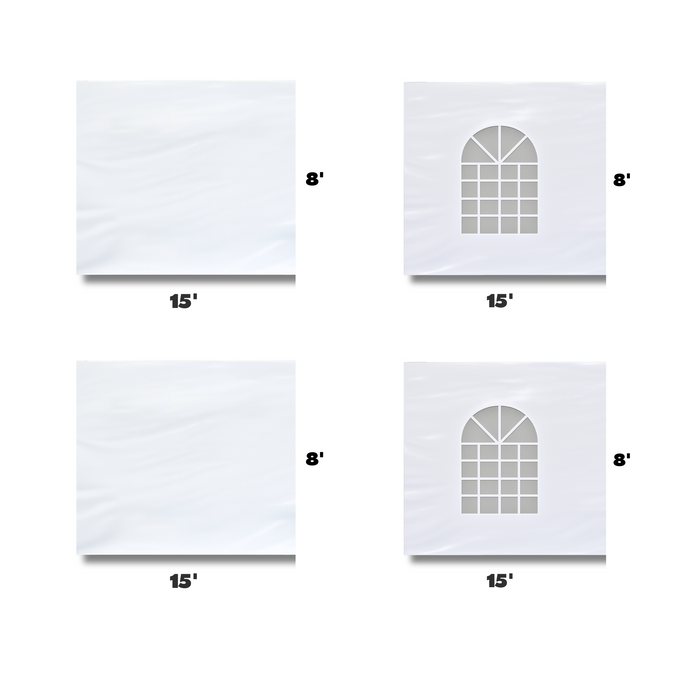 15x15 Universal Blockout Sidewall Kit (8')