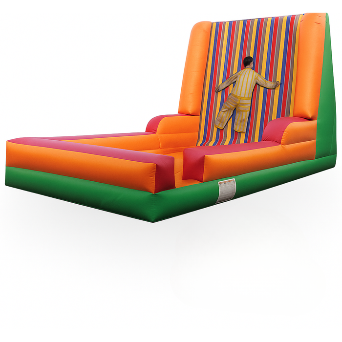 13' Commercial Inflatable Sticky Wall Game with Suits & Blower