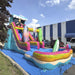 20 foot Surf Slide with Pool side view