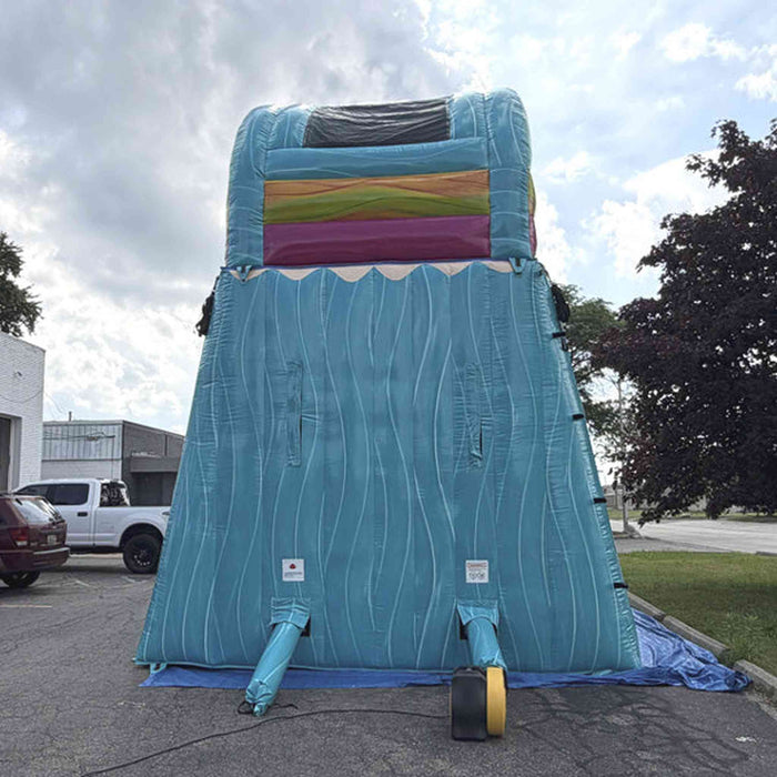 20 foot Surf Slide inflated full view