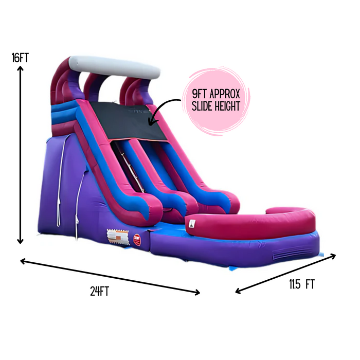 16' Bubblegum Lightweight Slide