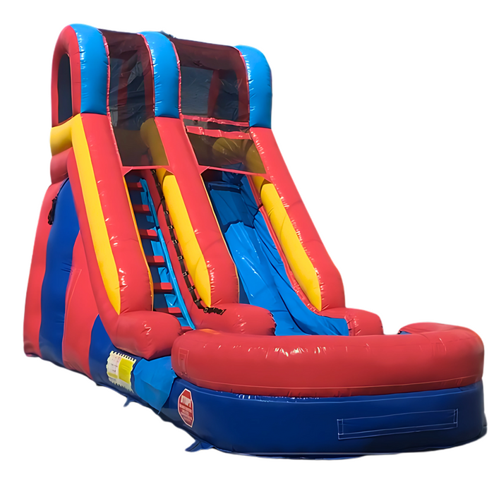 15' Red Wet & Dry Slide