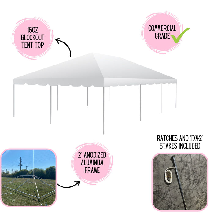 20x40 Compact Frame Tent