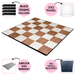 Checkered dance floor edging and 3x3 panel, featuring text about included items and requirements.