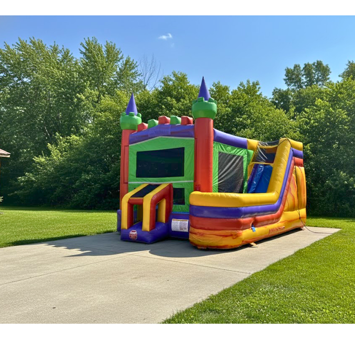 Beyond Tent Royal Splash Wet & Dry Combo -Commercial Grade Inflatable Bouncer