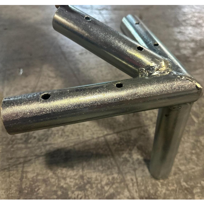 aluminum crown on a concrete floor, Beyond tent exclusive picture. 