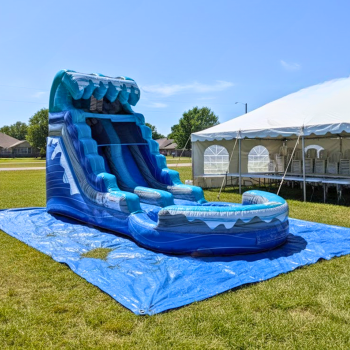 14' Aqua Dash Water Slide - Commercial grade