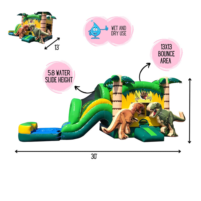 4 in 1 Wet & Dry Dinosaurs Combo