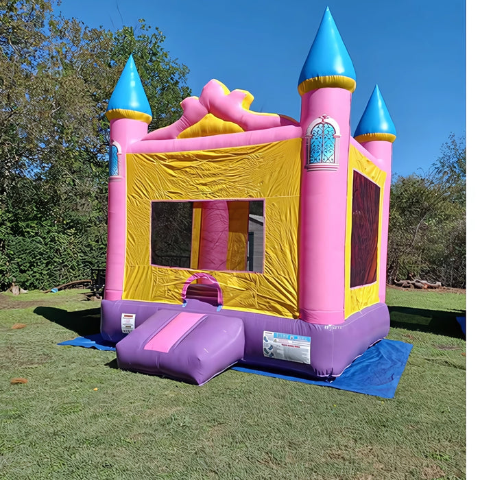 13x13 Lightweight Pink Castle Bouncer