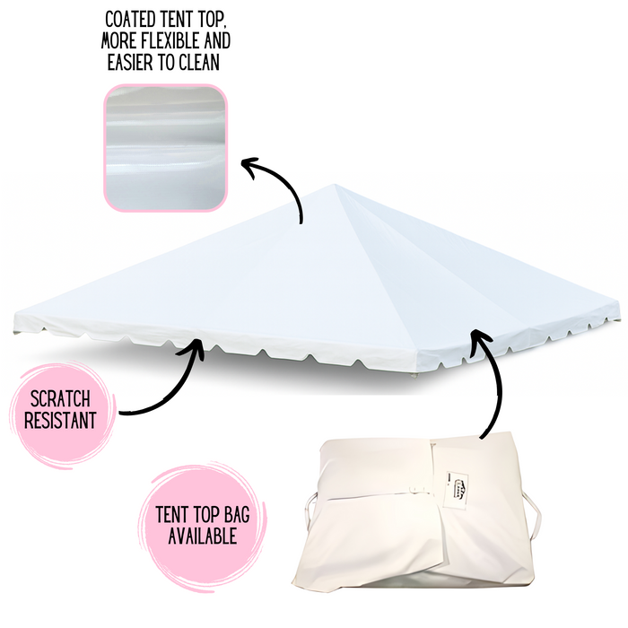 30' Wide Classic Series Frame Tent Top