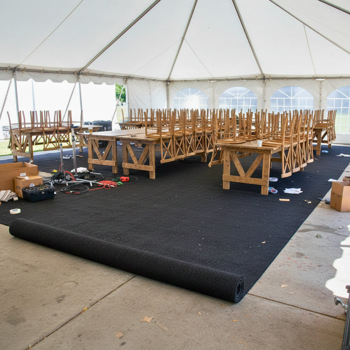 Essential Black Event Turf Roll