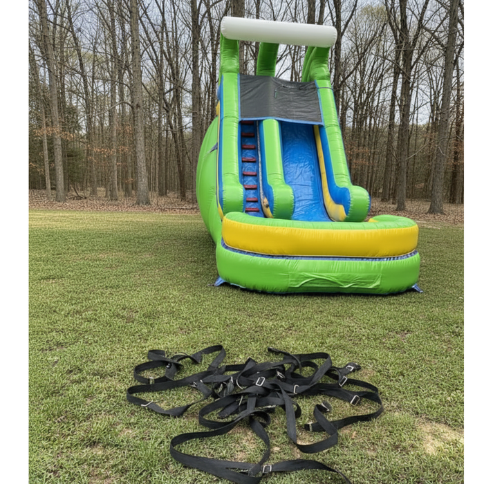16'  Lightweight Aqua Green Water Slide