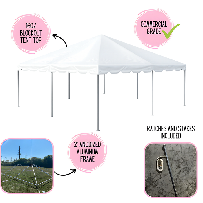 20x20 West Coast Frame Tent - Commercial Party Tent