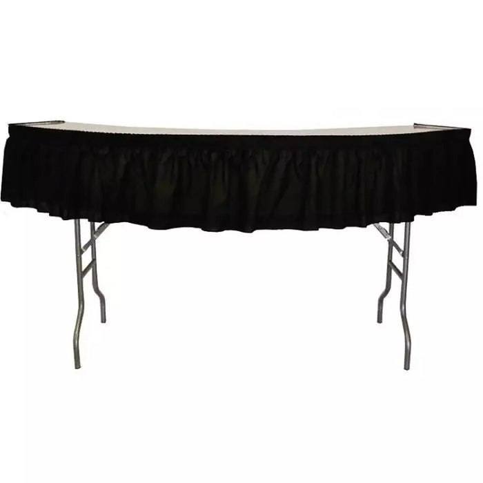 10' x 15'' High Bar Skirt with Table Clips