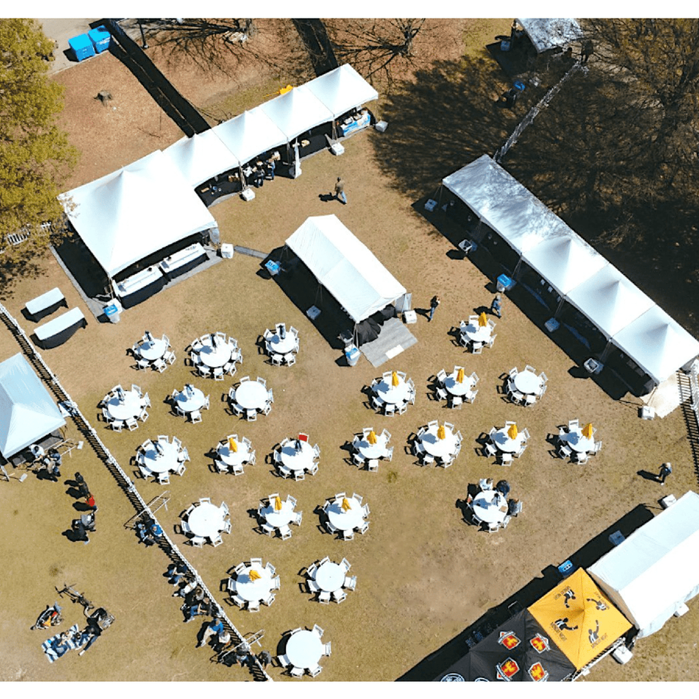 120' ModTraditional Temporary Fence Starter Kit — Beyond Tent