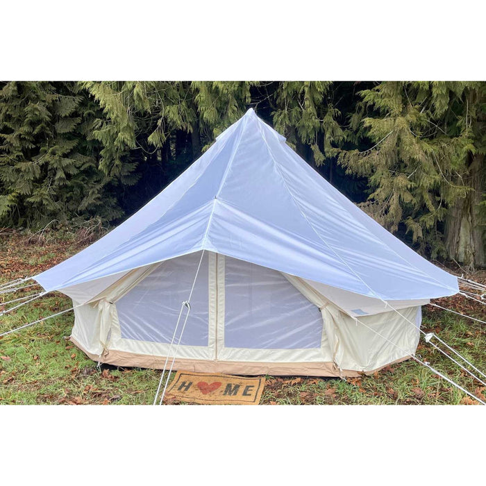 4m canvas bell tent 13' (4M) Bell Tent Fly Cover — Beyond Tent
