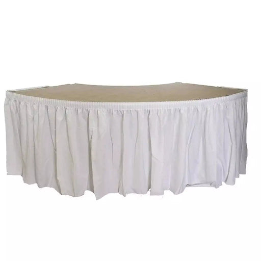 13' X 29'' Table Skirt with Table Clips