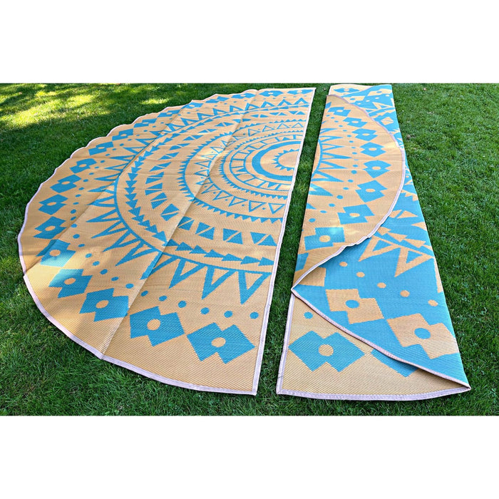 bell tent mats 16' (5M) Boho Bell Tent Floor Matting Cover — Beyond Tent