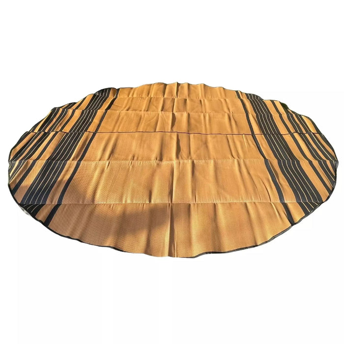 16' 5M Striped Bell Tent Floor Matting Cover