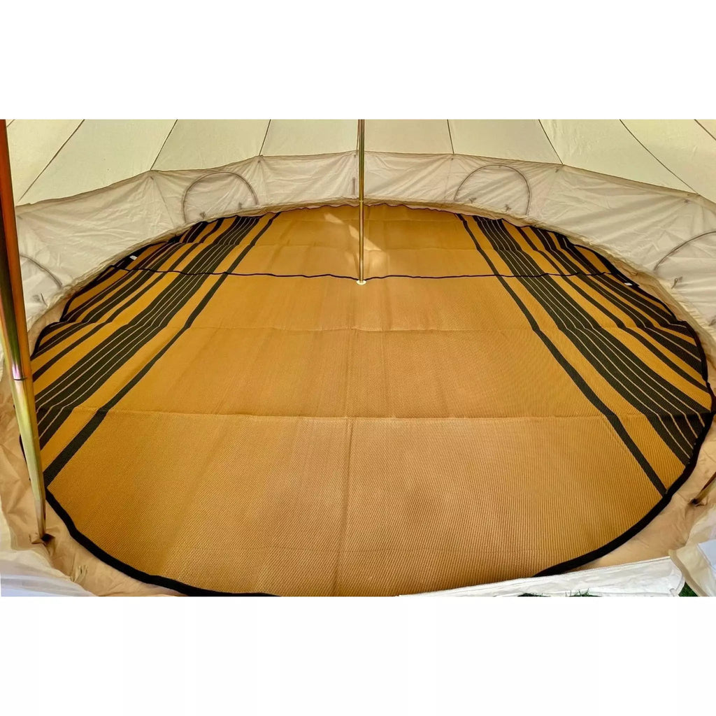bell tent flooring 16' (5M) Striped Floor Matting Cover Größe:6 1/2 vidaXL Ausziehbare Markise Gelb DeliveryTime-3-days like bell tent rug