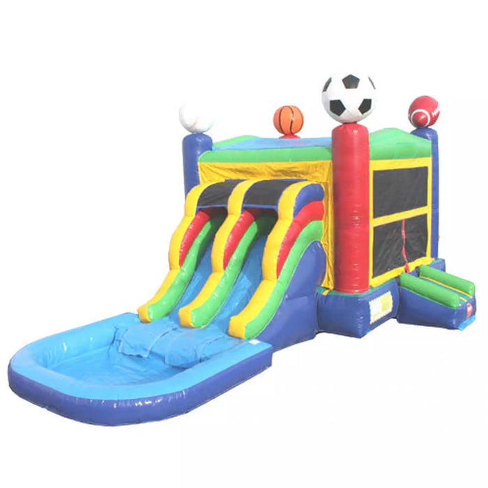 2-Lane Sports Wet & Dry Combo with Pool