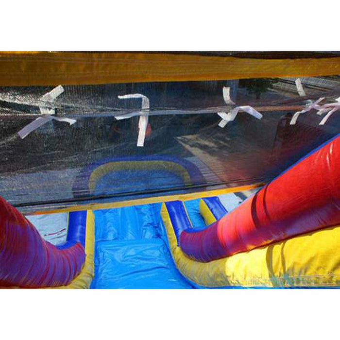 tent slide 20' Rainbow Wet & Dry Slide + Slip & Splash — Beyond Tent