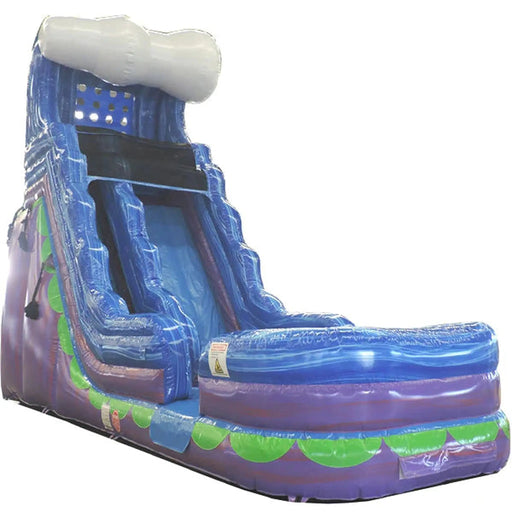 21' Purple Slide with Pool
