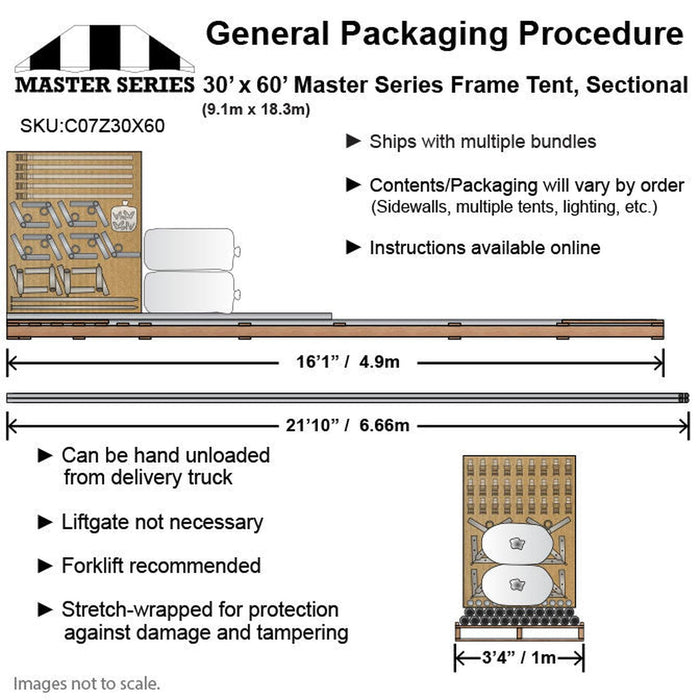 30x60 Master Series Frame Tent