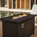 45" Outdoor Propane Gas Fire Pit Table