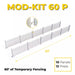 60' Mod-Picket Temporary Fence Starter Kit
