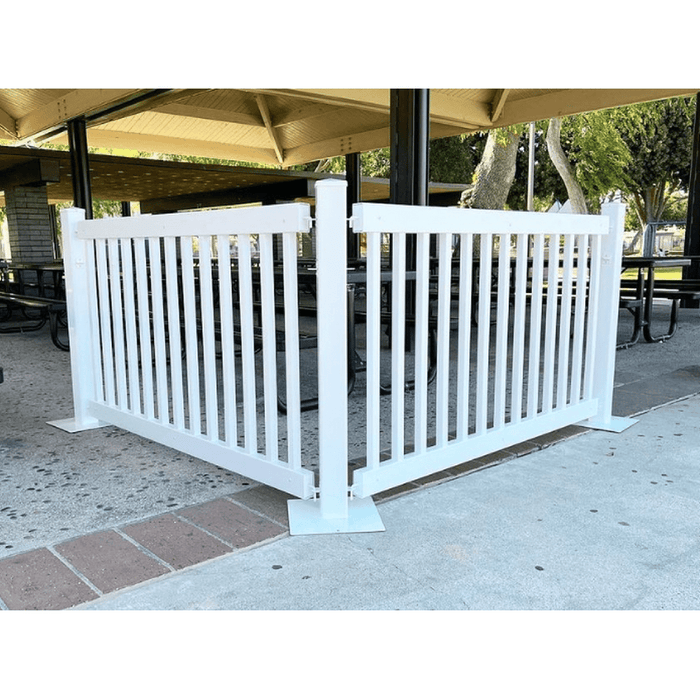 60' Mod-Traditional Temporary Fence Starter Kit