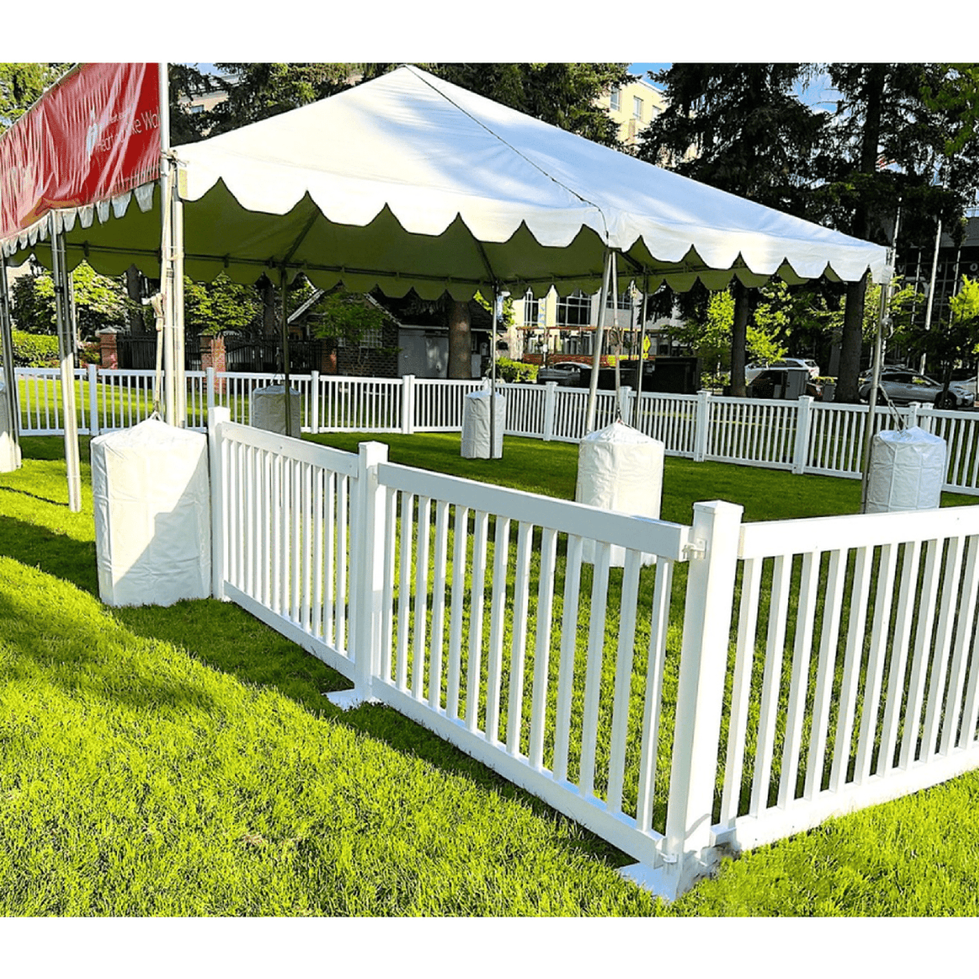 60' ModTraditional Temporary Fence Starter Kit — Beyond Tent