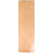 8' Rectangular Clear Coat Rectangular Birchwood Folding Table