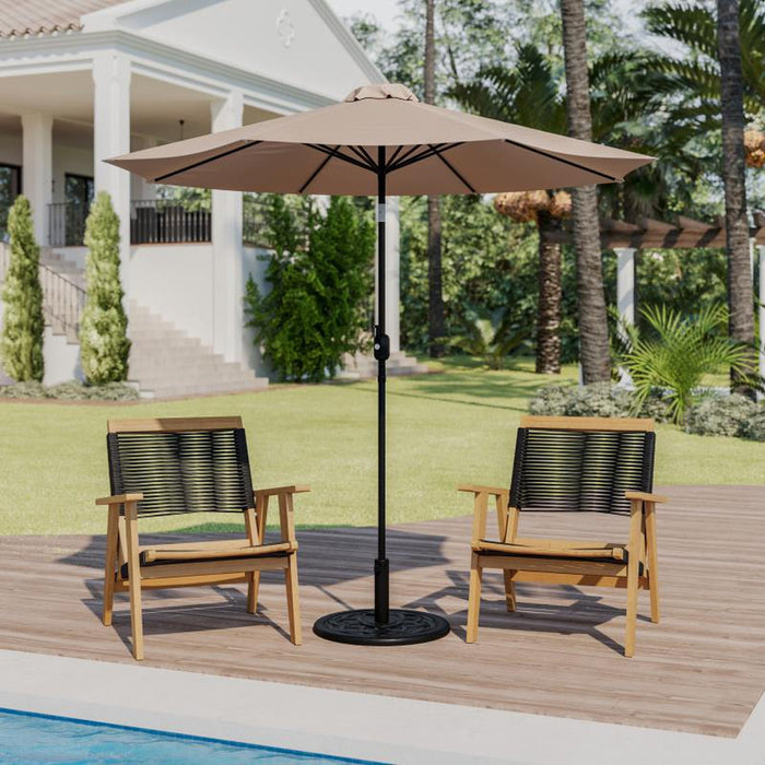 9' Round Umbrella with Standing Base — Beyond Tent
