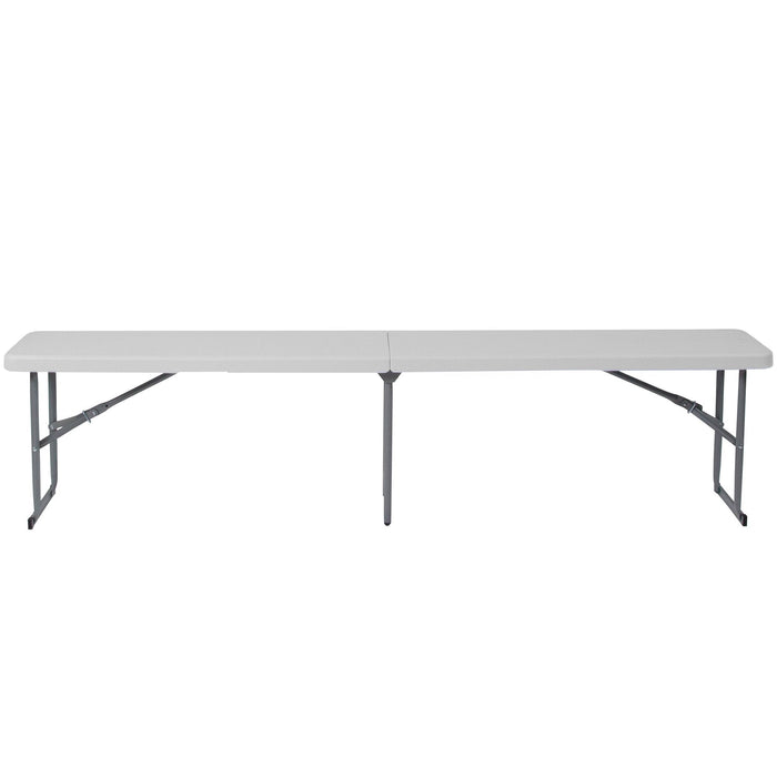 Bi-Fold Plastic Bench with Carrying Handle