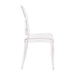 Crystal Extra Wide Ghost Chairs Set of 4