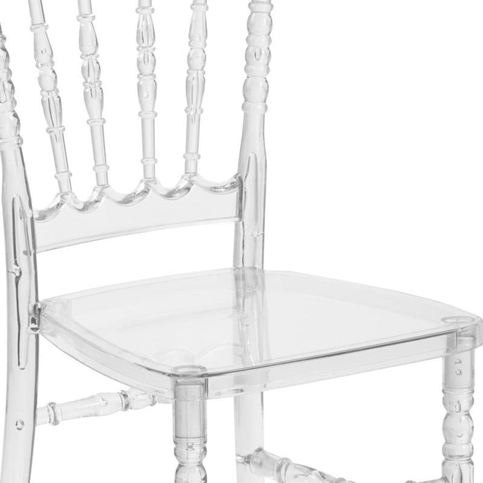 Crystal Ice Napoleon Stacking Chair