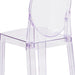 Crystal Oval Back Ghost Chair