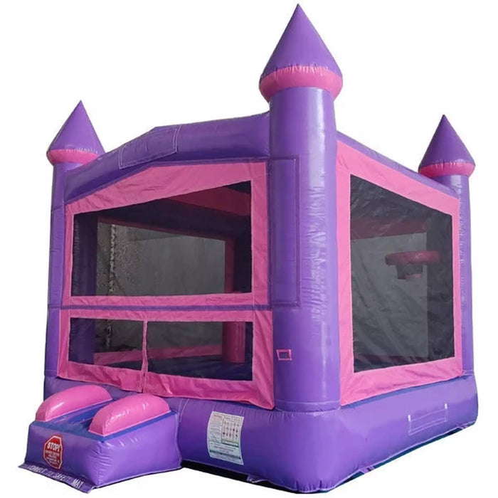 Front Entry Pink Castle Bouncer