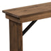 Hercules 40'' x 12'' Pine Folding Farm Bench