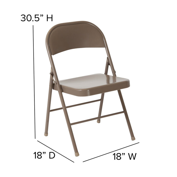 Hercules Double Braced Metal Folding Chair