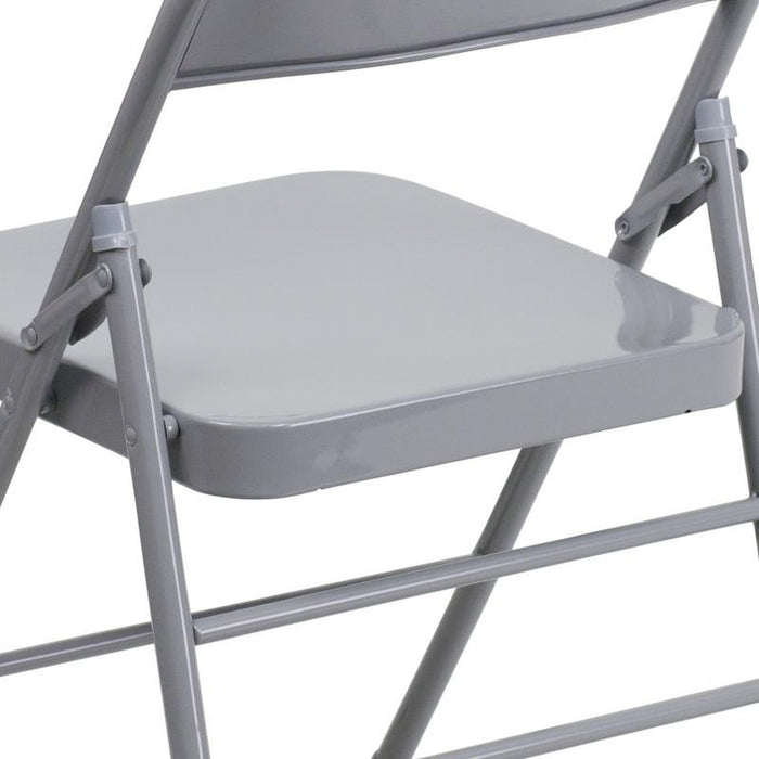 Hercules Triple Braced & Double Hinged Metal Folding Chair