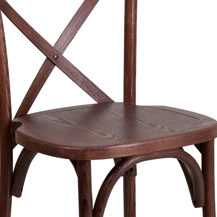 Hercules Wood Cross Back Chair