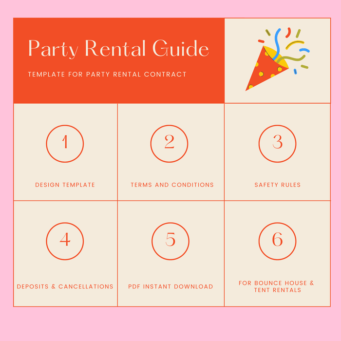 Party Rental Contract Guide & Template