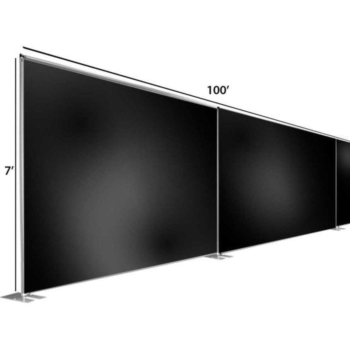 Pipe and Drape Room Divider Kit- Temporary Wall 100' Wide