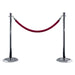 Polished Chrome Lobby Stanchions