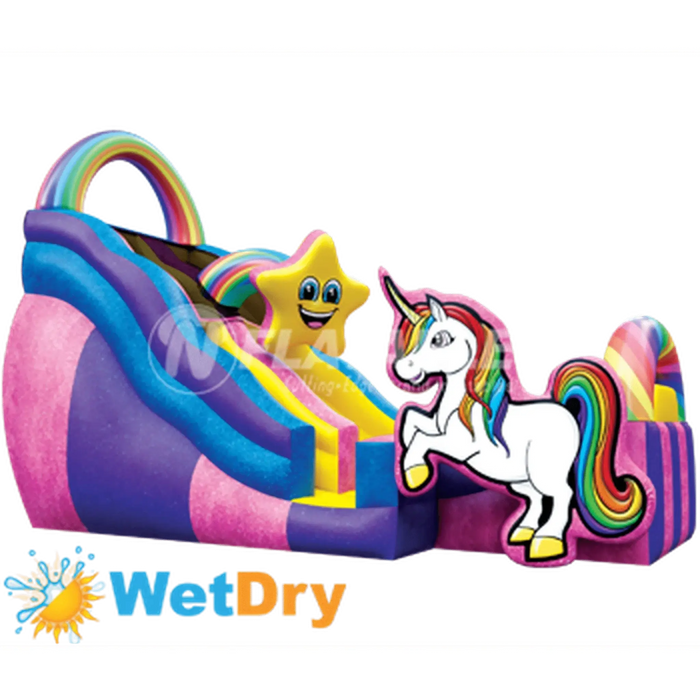 Rainbow Unicorn Wet/Dry Slide
